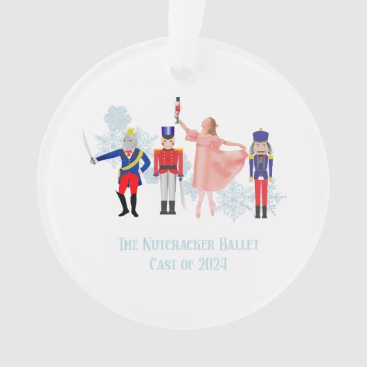 De notenkraker 2024 Cast Ornament (voorkant)