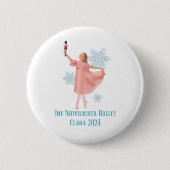 De Notenkraker 2024 - Clara Ronde Button 5,7 Cm (Voorkant)