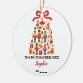 De Notenkraker Aangepaste Balletrol Kerstmis Keramisch Ornament (Links)