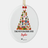 De Notenkraker Aangepaste Balletrol Kerstmis Keramisch Ornament (Rechts)