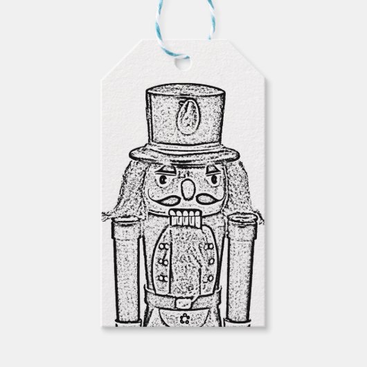 De Notenkraker aanpasbaar Cadeaulabel (Voorkant)