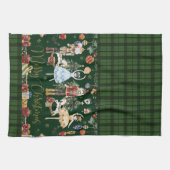 De notenkraker ballet feestelijk vrolijk kerstfees theedoek (Horizontaal)