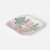 De Notenkraker Ballet Pastel Blush Roze Kerstmis Papieren Bordje (Gebogen)