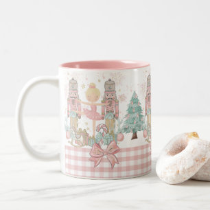 De Notenkraker Ballet Pastel Blush Roze Kerstmis Tweekleurige Koffiemok