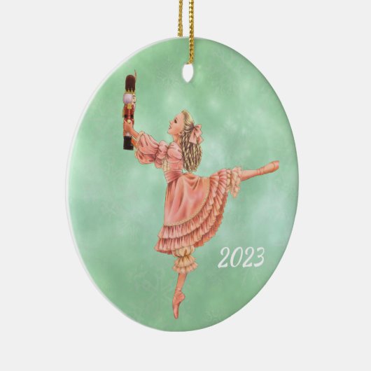 De Notenkraker Clara Ballet Keepsake Ornament (Rechts)