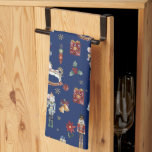 De Notenkraker Kerst Ballet  Navy Blue Theedoek<br><div class="desc">De Notenkraker Kerst Ballet  Keukenhanddoek. Perfect Kris Kringle cadeau. Overeenkomende objecten beschikbaar in de winkel! https://www.zazzle.com/collections/119667271404904397</div>