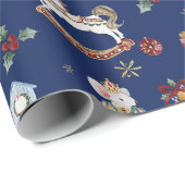 De Notenkraker Kerst Ballet  Waterverf Cadeaupapier (Rol Hoek)