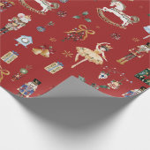 De Notenkraker Kerst Ballet  Waterverf Cadeaupapier (Hoek)