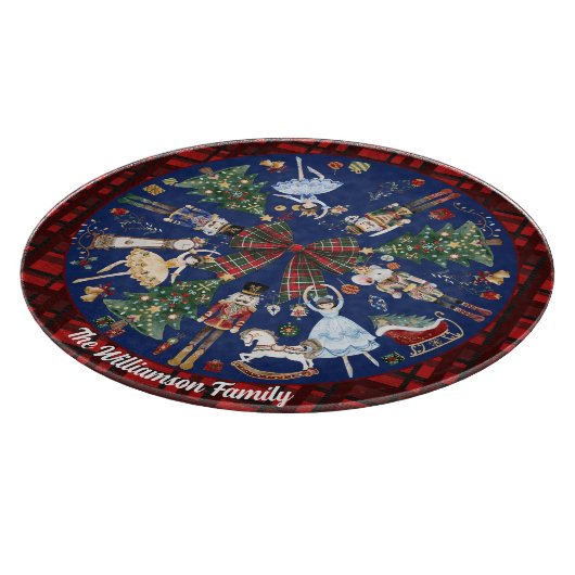 De Notenkraker Kerst Ballet Waterverf Snijplank (Hoek)