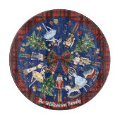 De Notenkraker Kerst Ballet  Waterverf Snijplank (Voorkant)