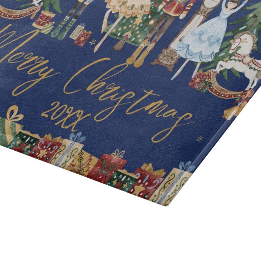 De Notenkraker Kerst Ballet  Waterverf Snijplank (Hoek)