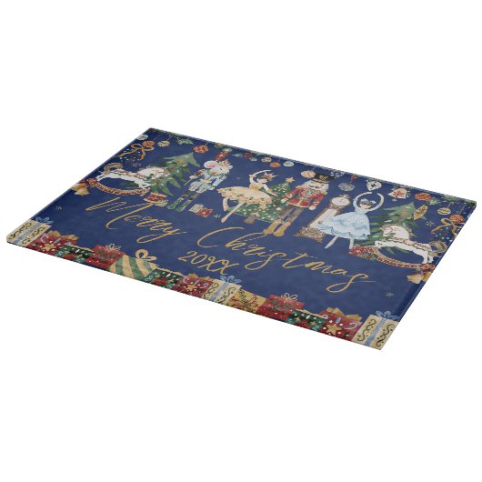 De Notenkraker Kerst Ballet  Waterverf Snijplank (Hoek)