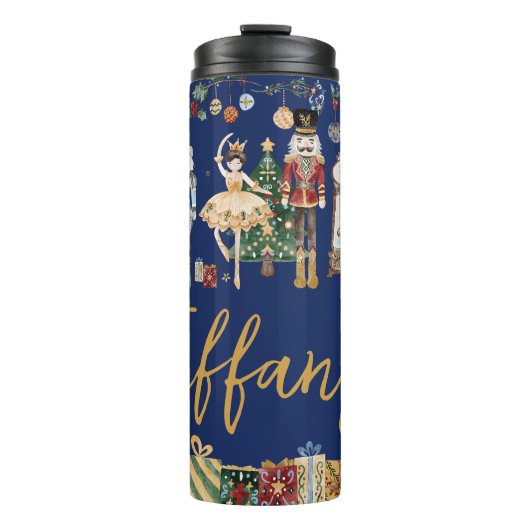 De Notenkraker Kerst Ballet  Waterverf Thermosbeker (Voorkant)