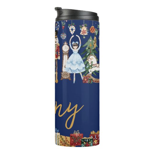 De Notenkraker Kerst Ballet  Waterverf Thermosbeker (Geroteerd rechts)