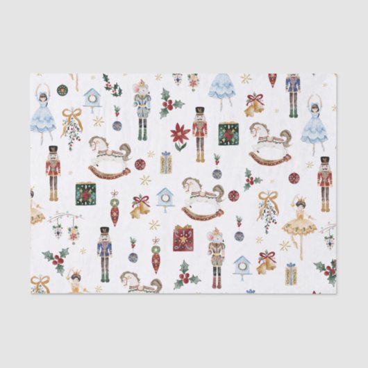 De Notenkraker Kerst Ballet  Waterverf Tissuepapier (Voorkant)
