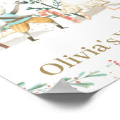 De Notenkraker Kerst Verjaardag Achtergrond Welkom Poster (Hoek)