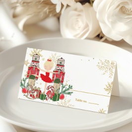 De Notenkraker Kerstbal Blond Rode Tutu Plaatskaartje