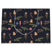 De Notenkraker, marine grote Gift Bag Groot Cadeauzakje (Voorkant)