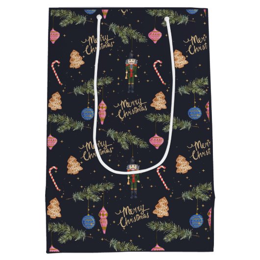 De Notenkraker, marine Medium Gift Bag Medium Cadeauzakje (Achterkant)