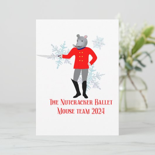 De Notenkraker - Muisteam 2024 Kaart (Staand voorkant)