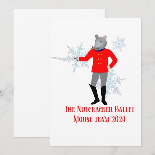 De Notenkraker - Muisteam 2024 Kaart (Voorkant / Achterkant)