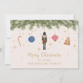 De Notenkraker Platte Horizontale Vakantie Kaart (Voorkant)