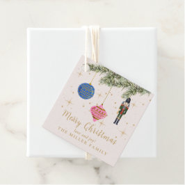 De notenkraker, roze bedankjes labels