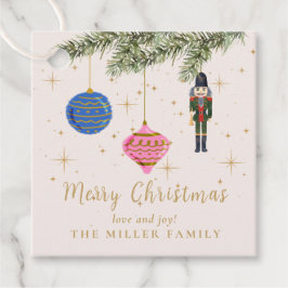 De notenkraker, roze bedankjes labels