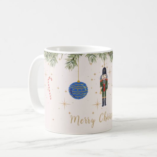 De Notenkraker roze goud Koffiemok (Voorkant links)