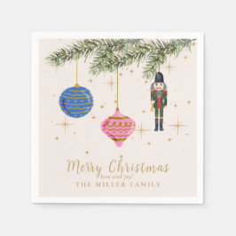 De notenkraker, roze servet