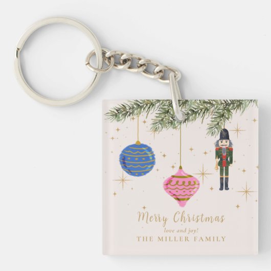 De notenkraker, roze sleutelhanger (Voorkant)