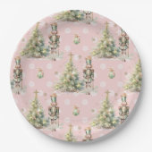 De Notenkraker roze Winter Onederland verjaardag Papieren Bordje (Voorkant)