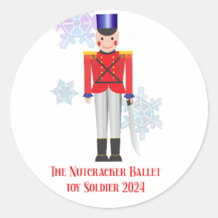 De Notenkraker Speelgoed Soldaat 2024 Ronde Sticker