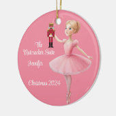 De Notenkraker Suite Ballet Gepersonaliseerd Ornam Keramisch Ornament (Links)