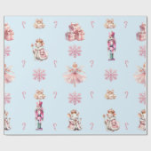 De Notenkraker Suite Kerst Ballet Dance Cadeaupapier (Vlak)