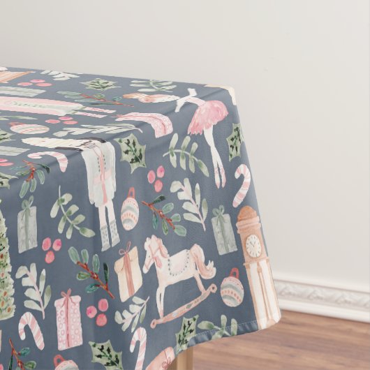 De Notenkraker Vakantie Waterverf blauw Tafelkleed (Voorbeeld)