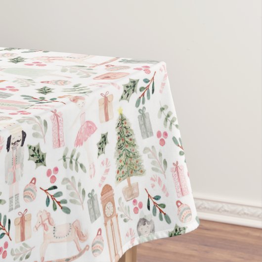 De Notenkraker Vakantie Waterverf wit Tafelkleed (Voorbeeld)