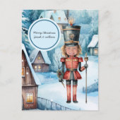 De Notenkraker "vervang het gezicht" Kerstmis Briefkaart (Voorkant)