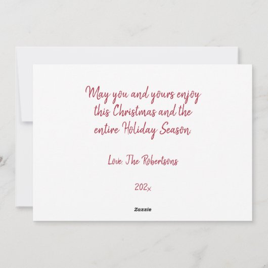 "De Notenkraker" Vintage Kerst Kaart (Achterkant)