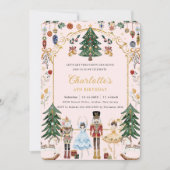 De Notenkraker Vintage Kerstmis Verjaardag Kaart (Voorkant)