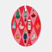 De Notenkraker Weimaraner Metalen Ornament (Voorkant links)