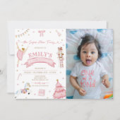 De Notenkraker Winter 1e Verjaardag Foto Kaart (Voorkant)