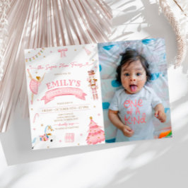 De Notenkraker Winter 1e Verjaardag Foto Kaart