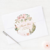 De Notenkraker Winter Nederland Dank u Ronde Sticker (Envelop)