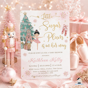 De Notenkraker Winter Wonderland Meisje Baby Borre Kaart