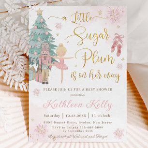De Notenkraker Winter Wonderland Meisje Baby Borre Kaart