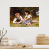 De Notenverzamelaars 1882 William Bouguereau Poste Poster (Keuken)