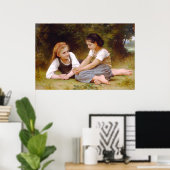 De Notenverzamelaars 1882 William Bouguereau Poste Poster (Thuiskantoor)