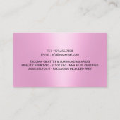 De notionele Stempel van de Ondertekening van de A Visitekaartje (Achterkant)