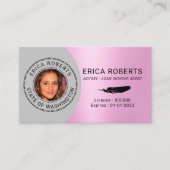 De notionele Stempel van de Ondertekening van de A Visitekaartje (Voorkant)